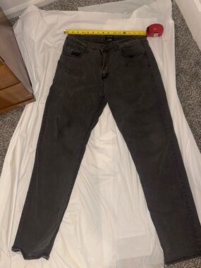Washed Black Primitive Skateboarding Jeans: